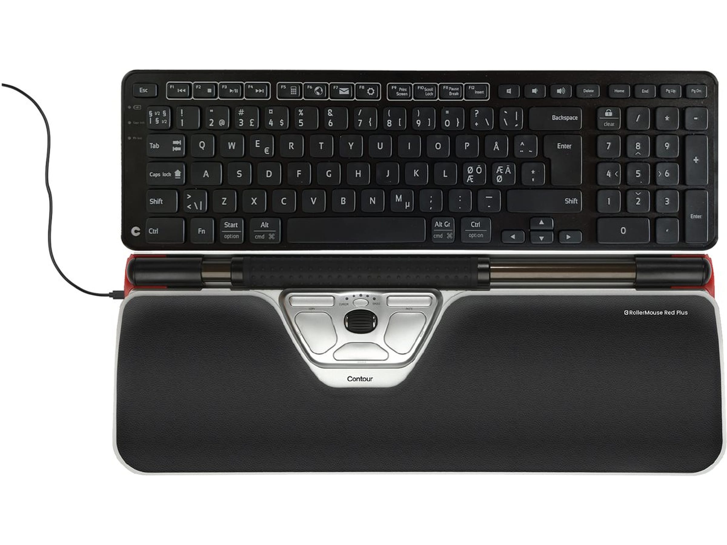 Contour RollerMouse Red Plus + Balance Keyboard kablet Ergonomiske