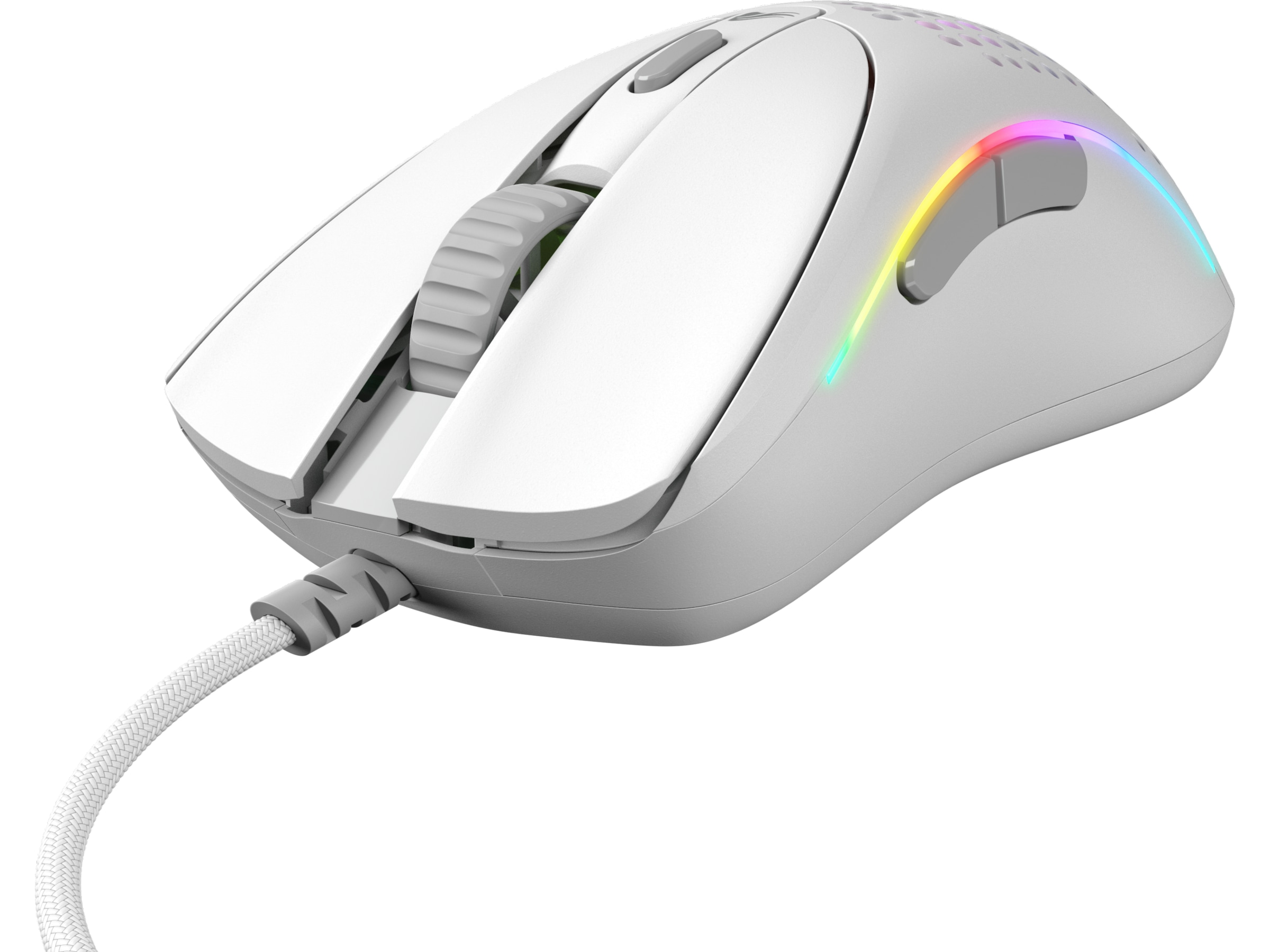 Glorious Model D 2 Gamingmus (hvidt) Gamingmus