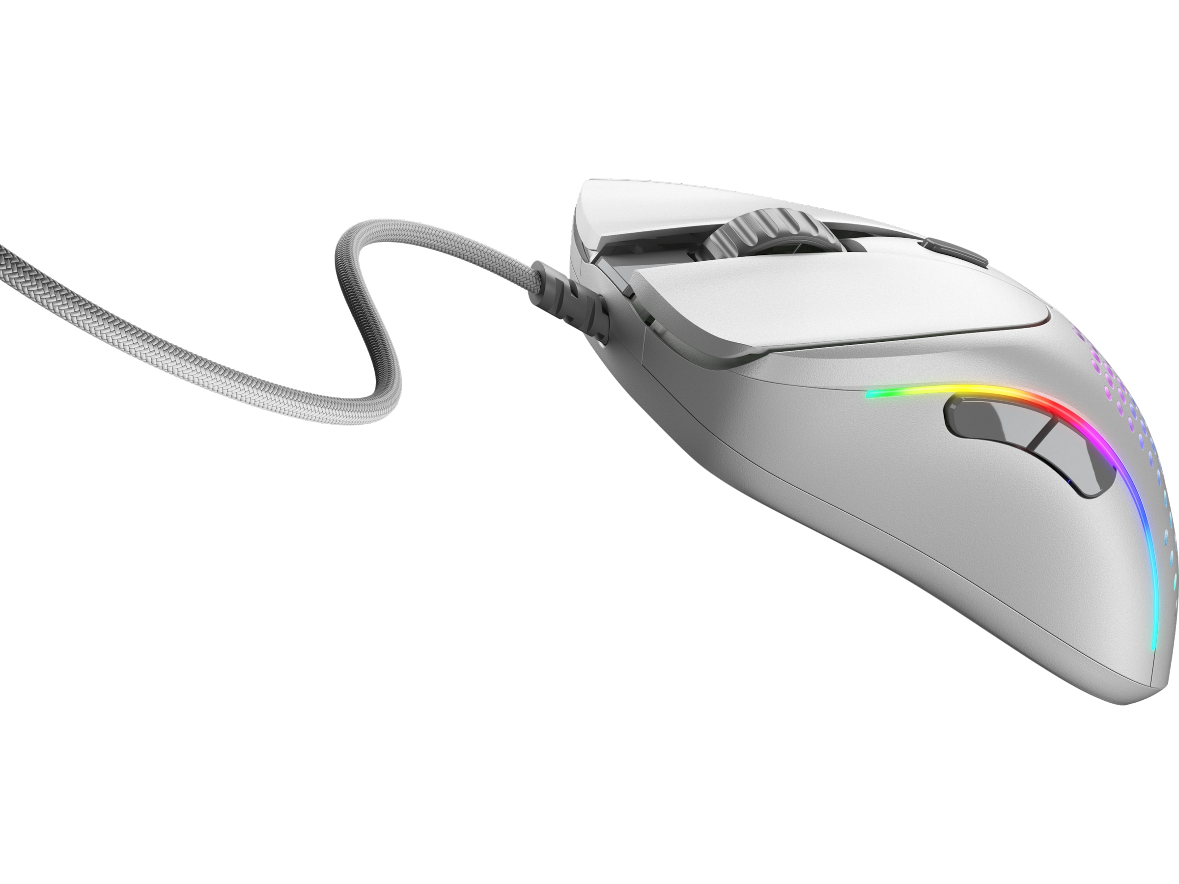 Glorious Model D 2 Gamingmus (hvidt) Gamingmus