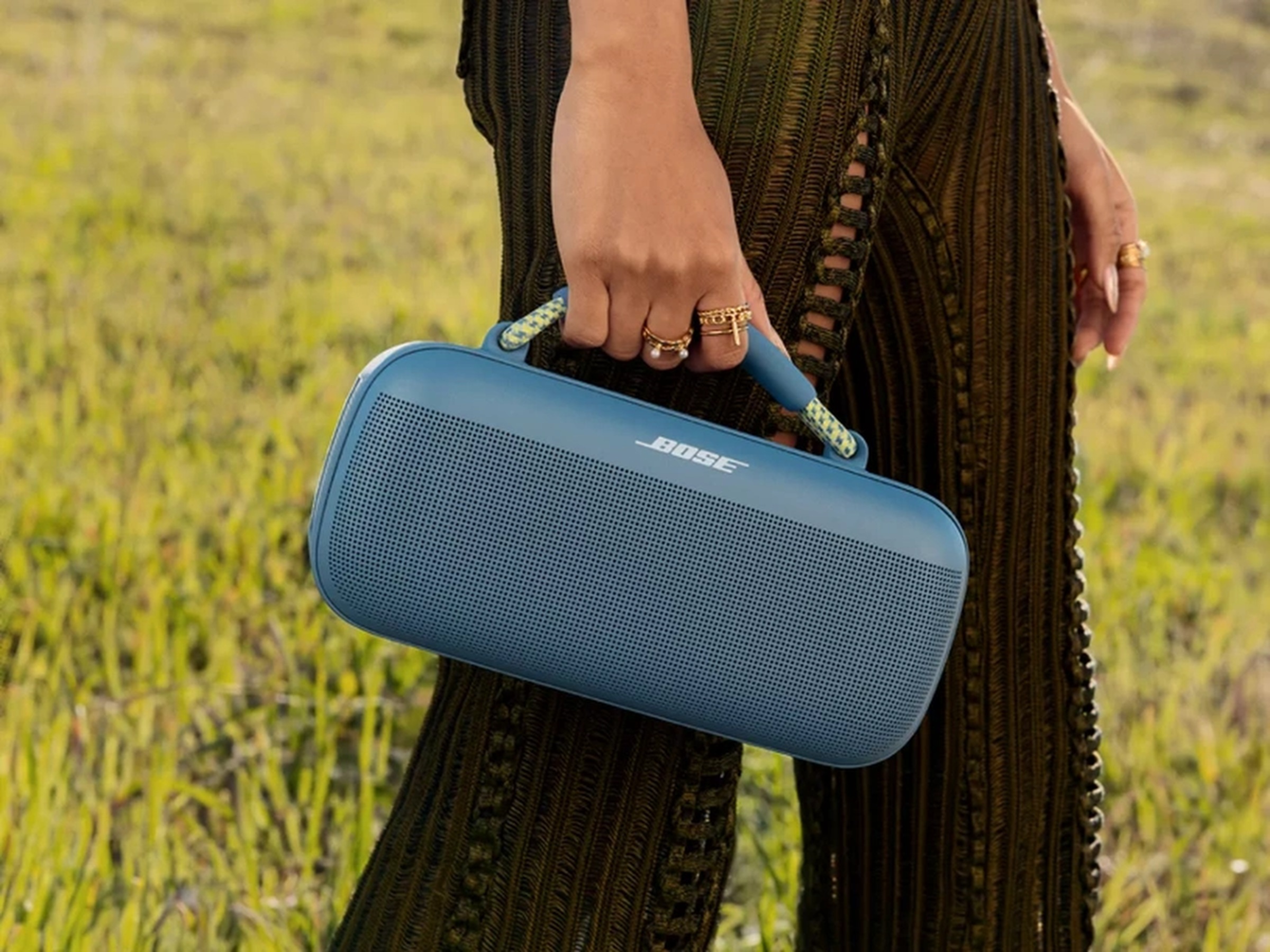 Bose SoundLink Max Rebhåndtag (Tusmørkeblå/Hyper Citron) Højttalerbeslag & tilbehør