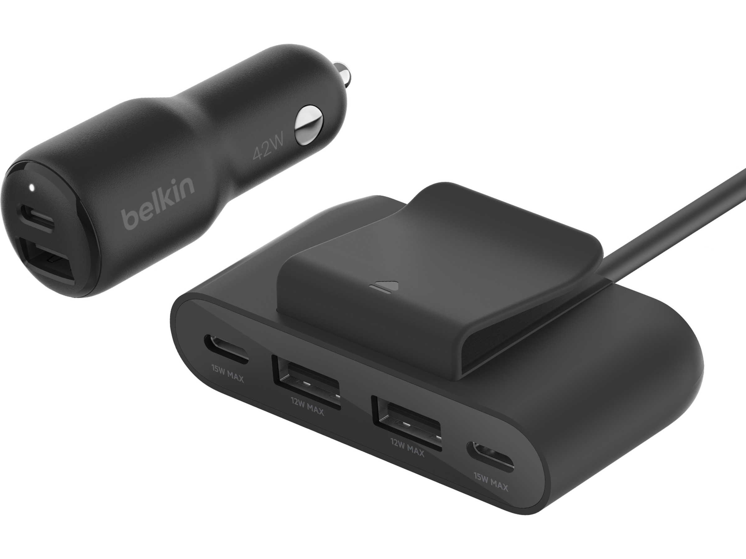 Belkin BoostCharge  Dual USB-biloplader 42W Mobilopladere
