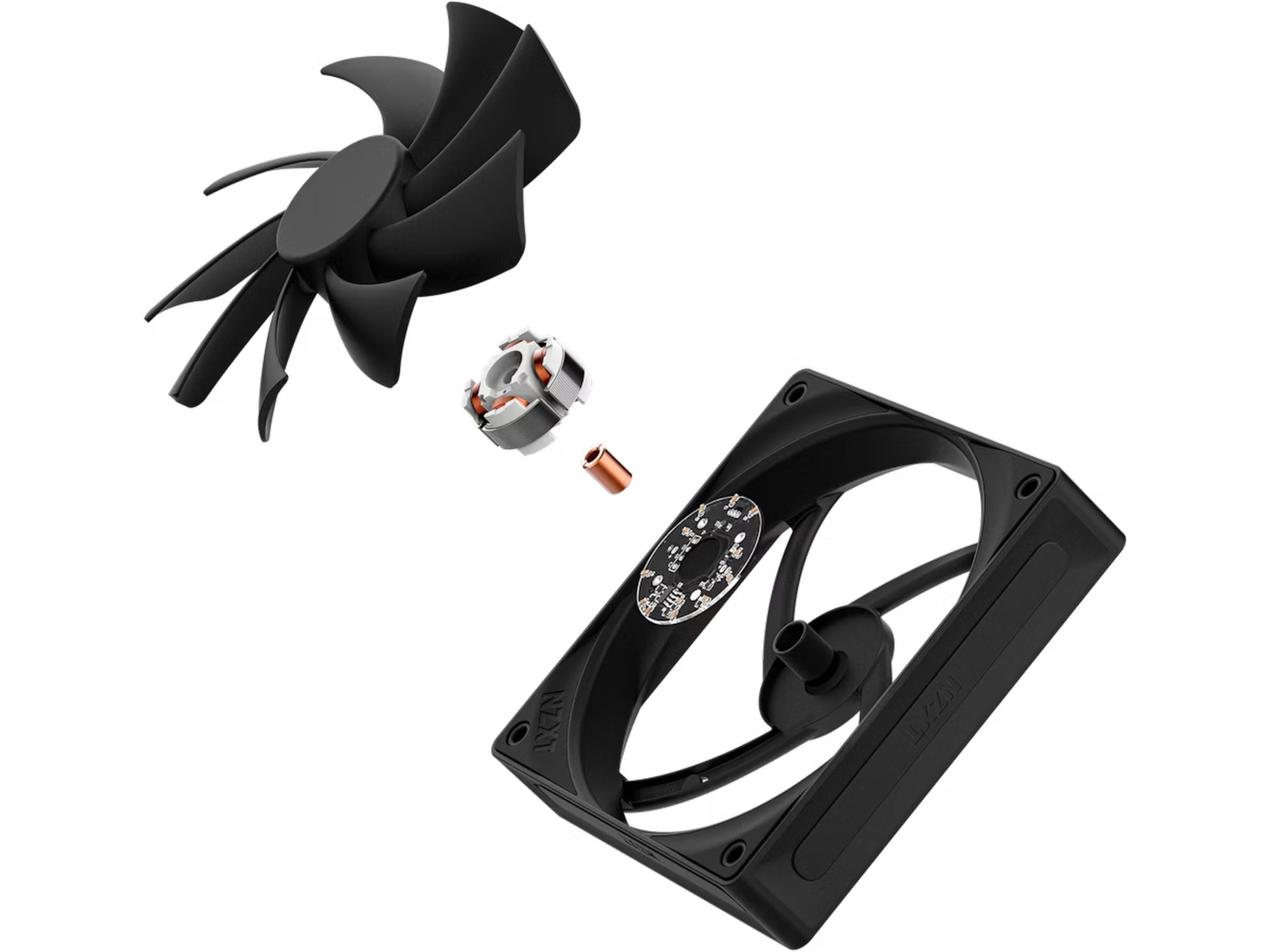 NZXT F120Q Quiet Airflow Ventilator (sort) Blæsere