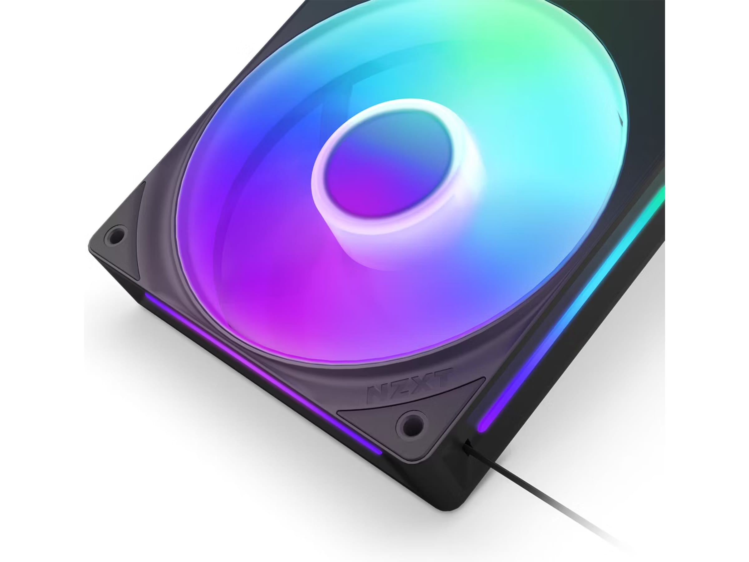 NZXT F240 RGB Core Køler (sort) Blæsere