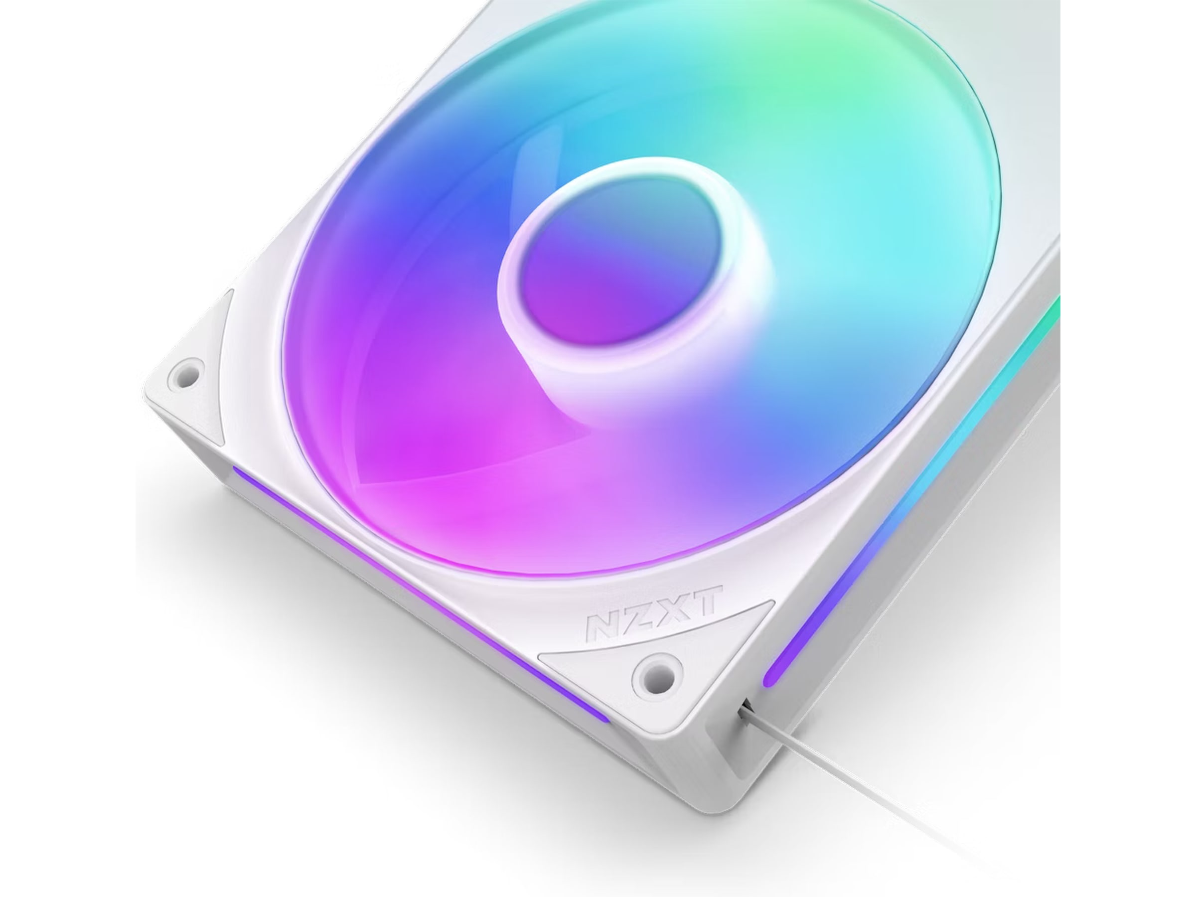 NZXT F360 RGB Core Køler (hvid) Blæsere