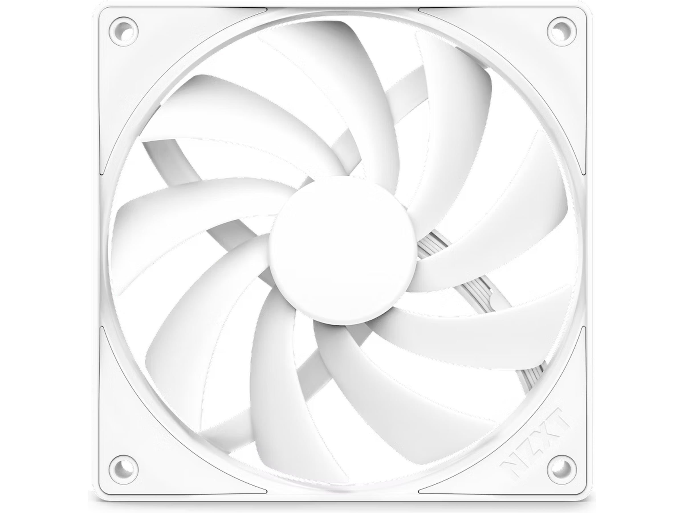 NZXT F120Q Quiet Airflow Ventilator (hvidt) Blæsere