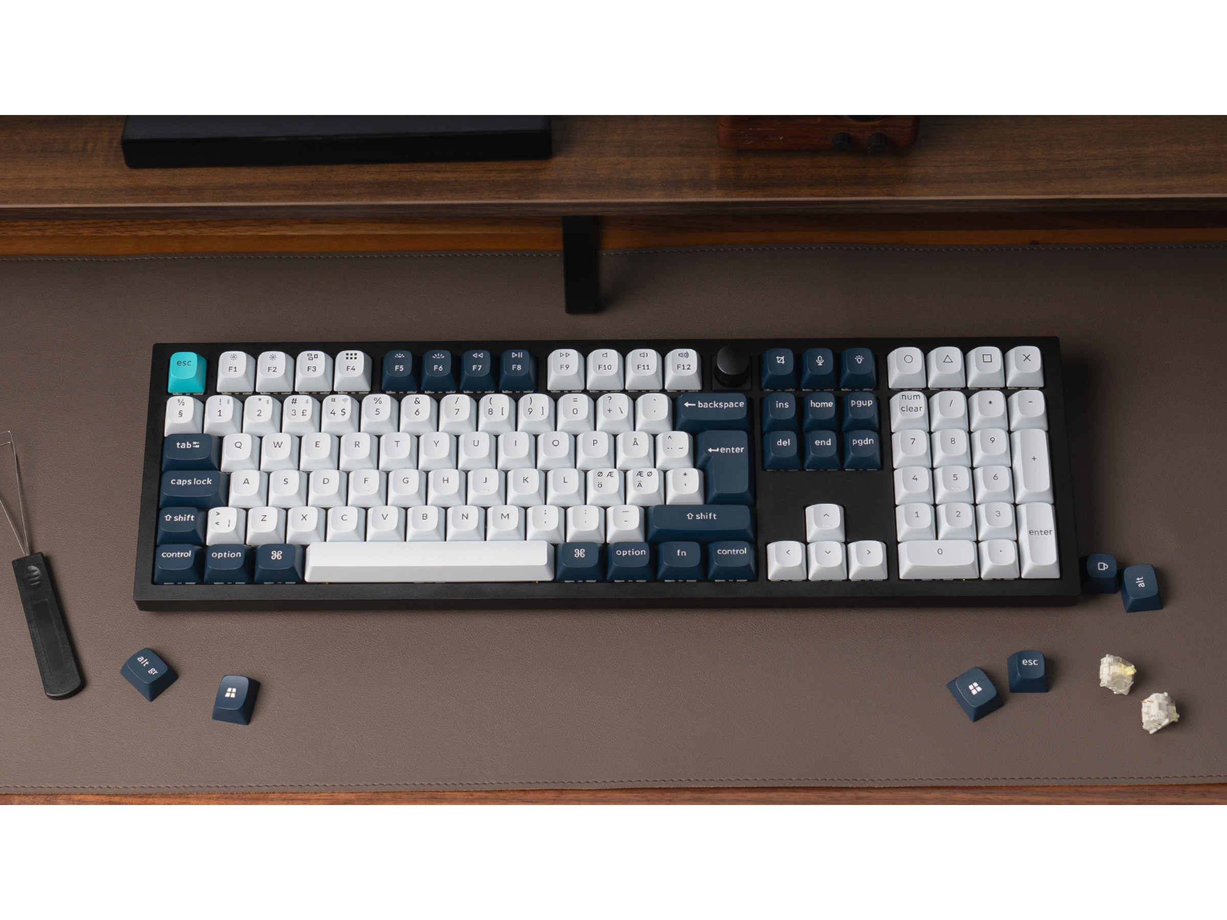 Keychron Q6 MAX 100% Trådløst Tastatur Brown switche Gamingkeyboard
