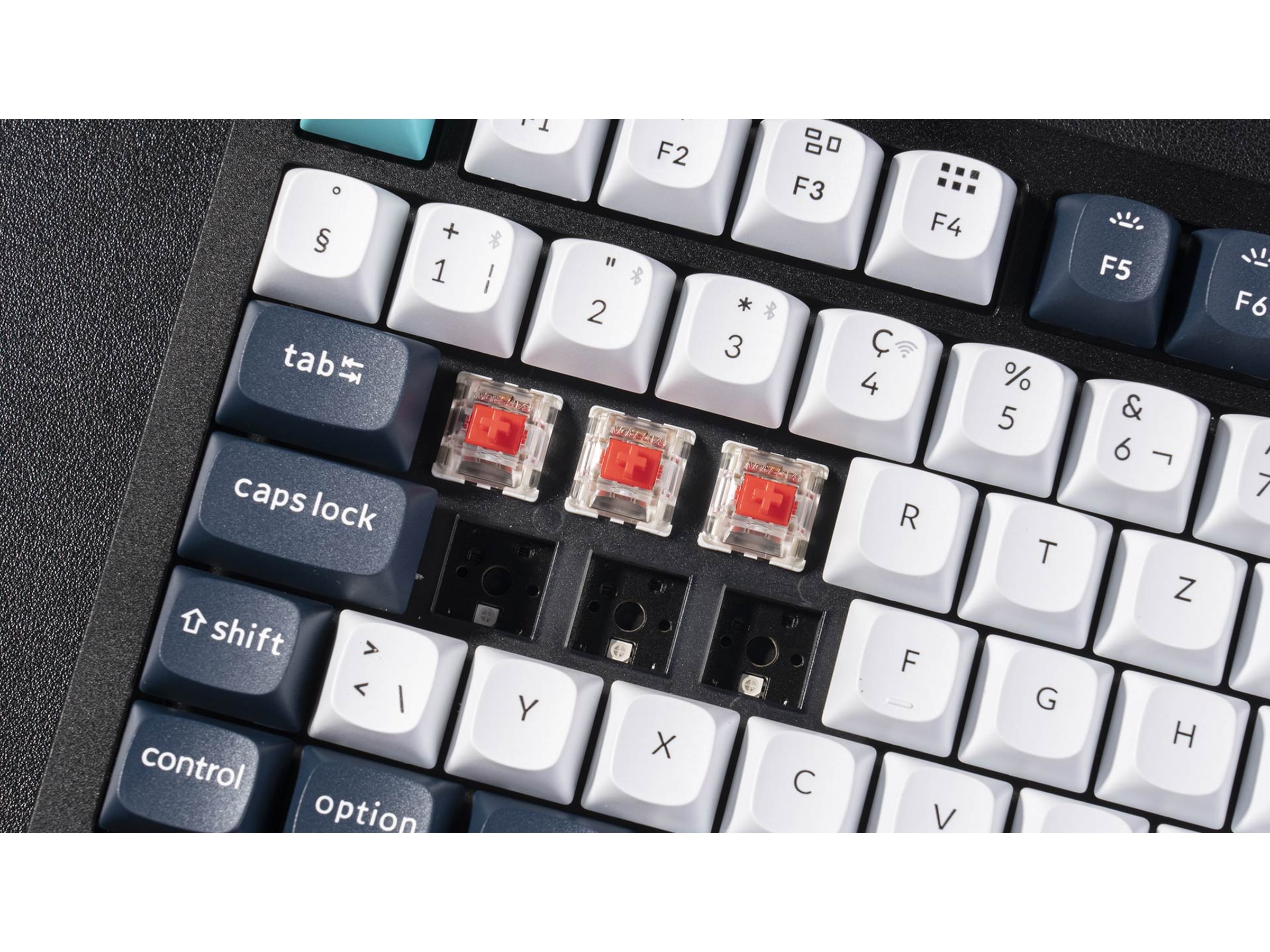 Keychron Q3 MAX 80% Trådløst Tastatur Brown switche Gamingkeyboard
