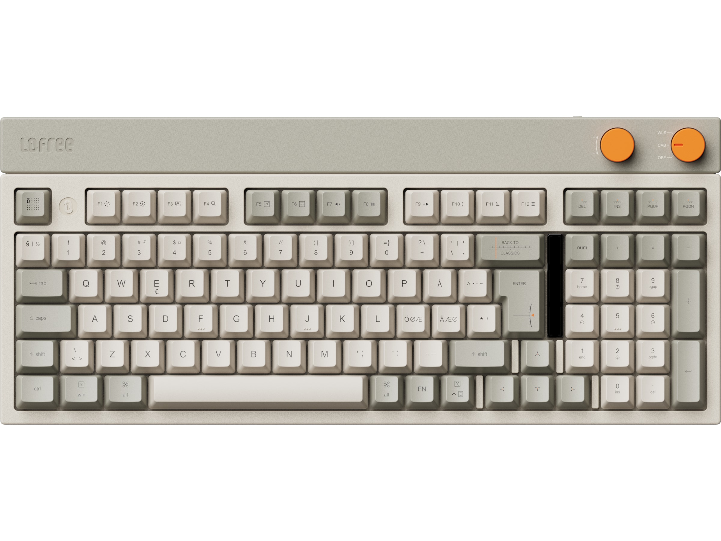 Lofree BLOCK trådløst tastatur Keyboards