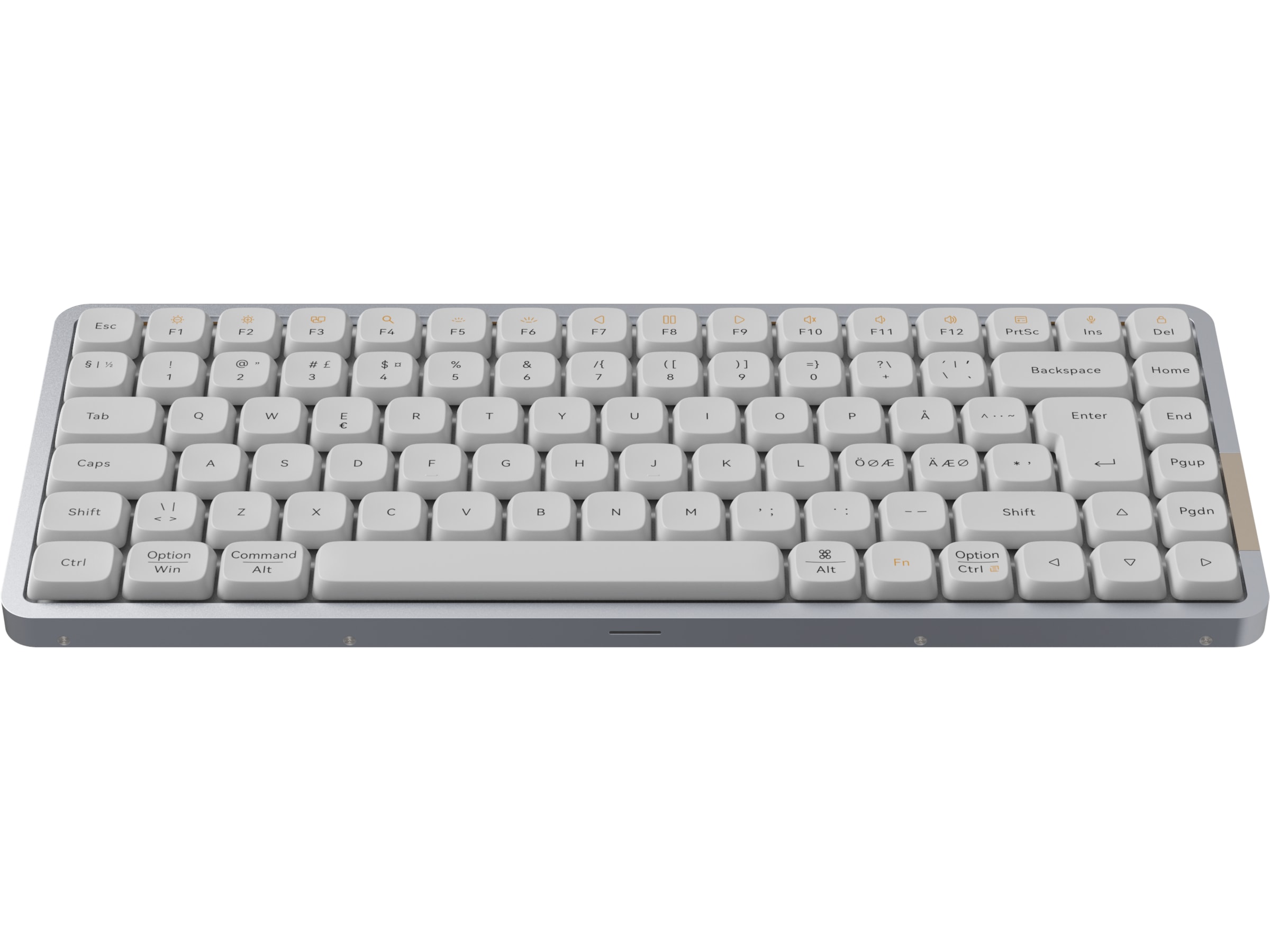 Lofree Flow84 low profile trådløst tastatur (hvid) Keyboards