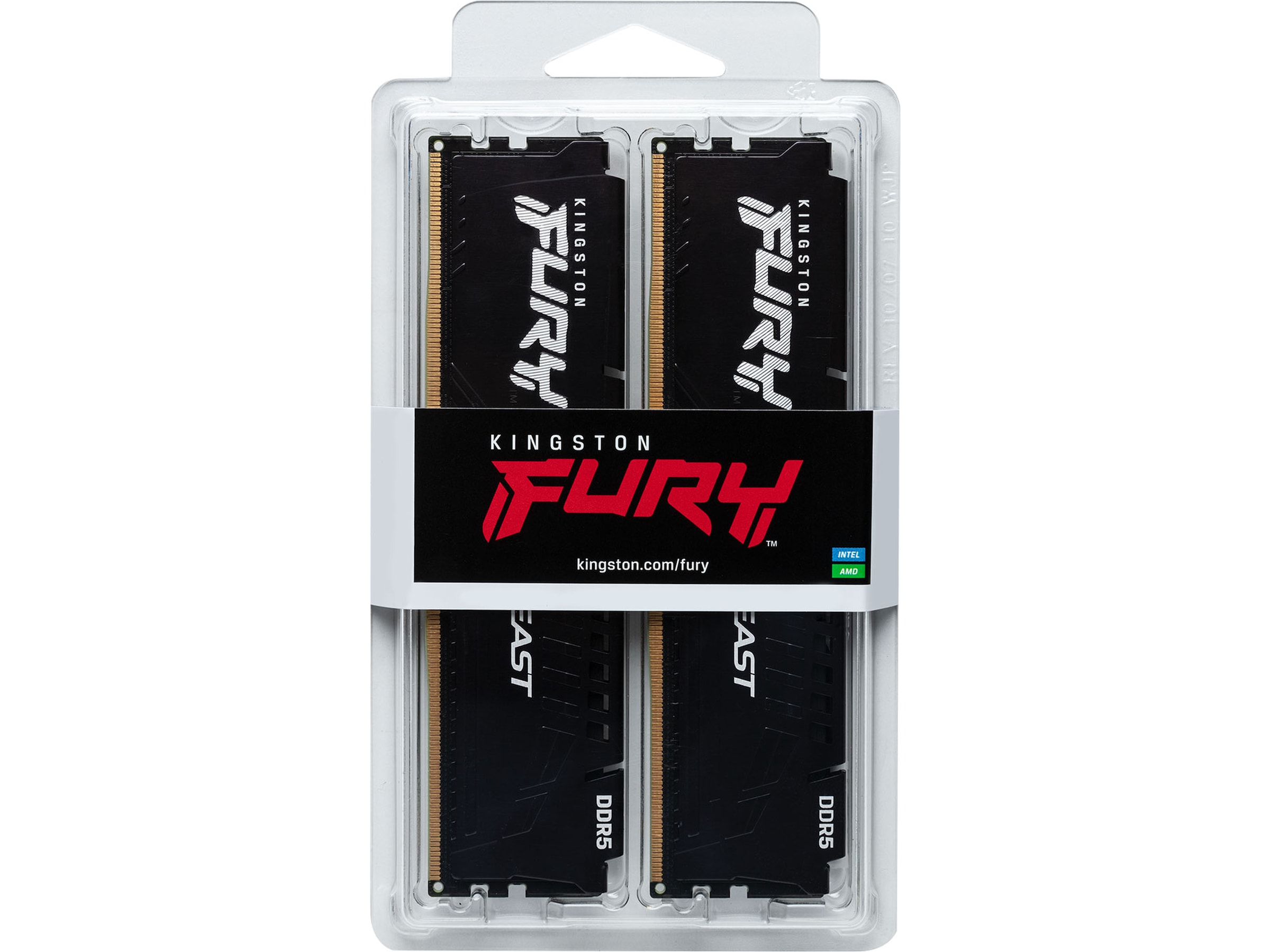 Kingston FURY Beast DDR5 6000MHz 32GB Hukommelse (RAM)