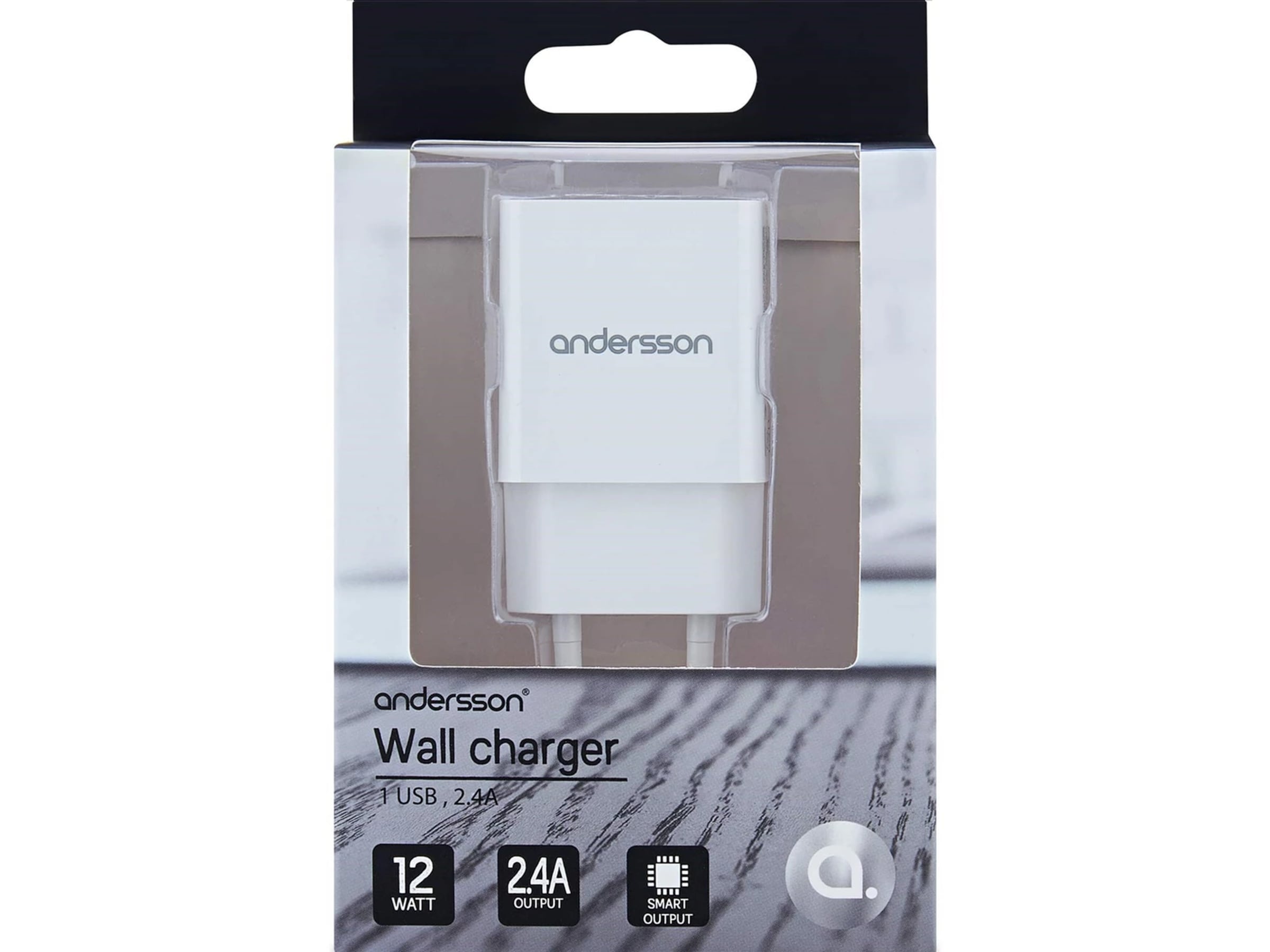 Andersson USB Wall charger (hvid) Mobilopladere