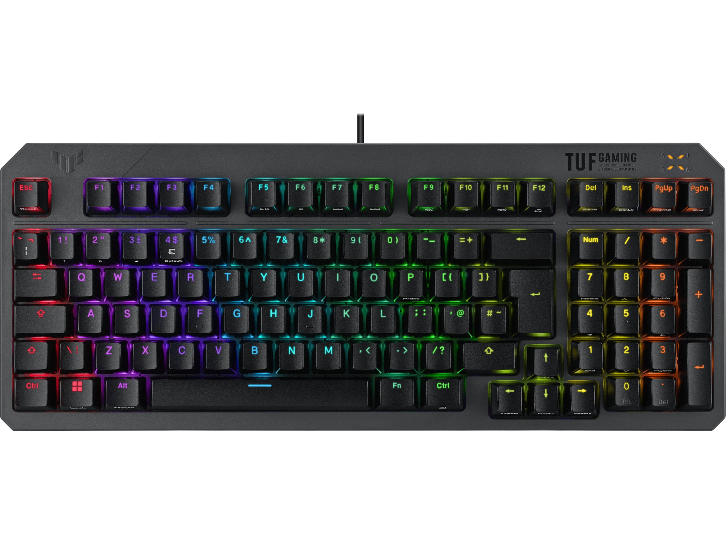 ASUS TUF Gaming K3 Gen II gamingtastatur (sort) Gamingkeyboard