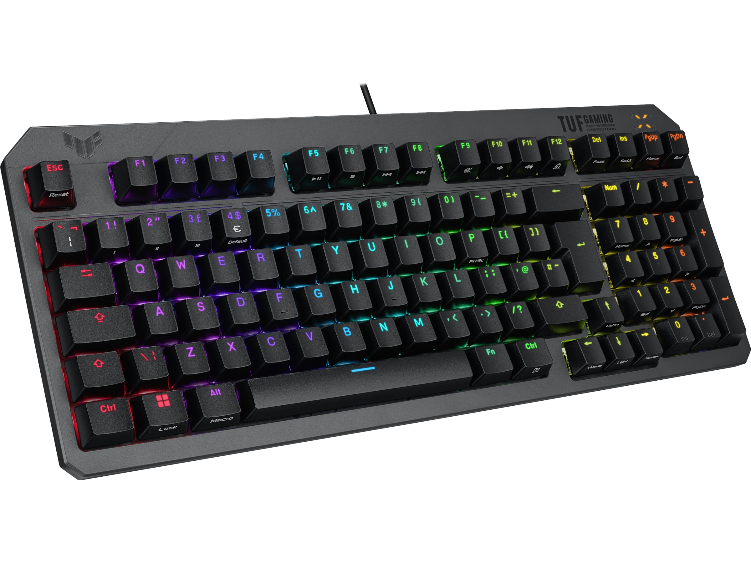 ASUS TUF Gaming K3 Gen II gamingtastatur (sort) Gamingkeyboard
