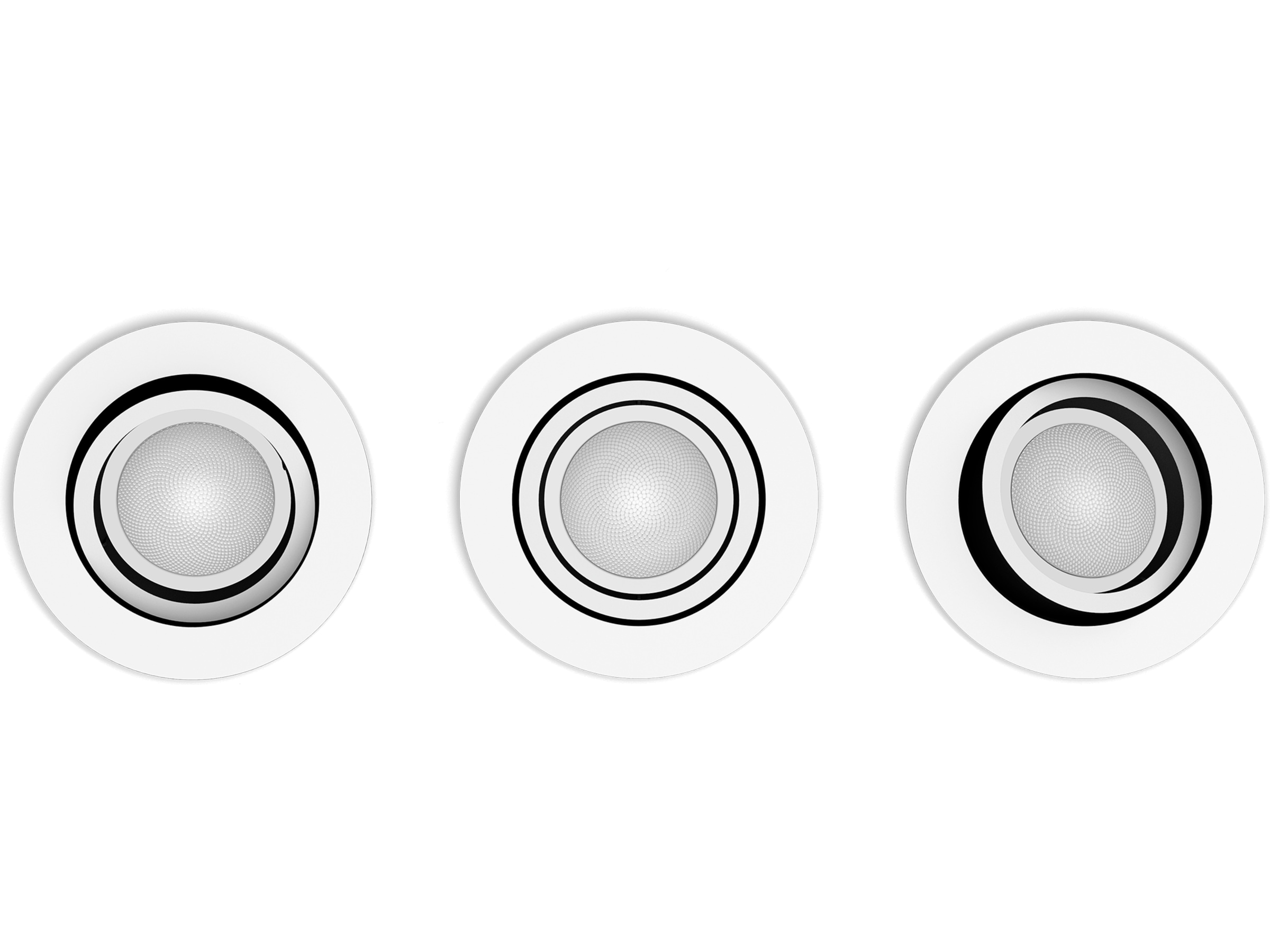 Philips Hue Milliskin white indbygningsspot (3-pak) Loftlampe