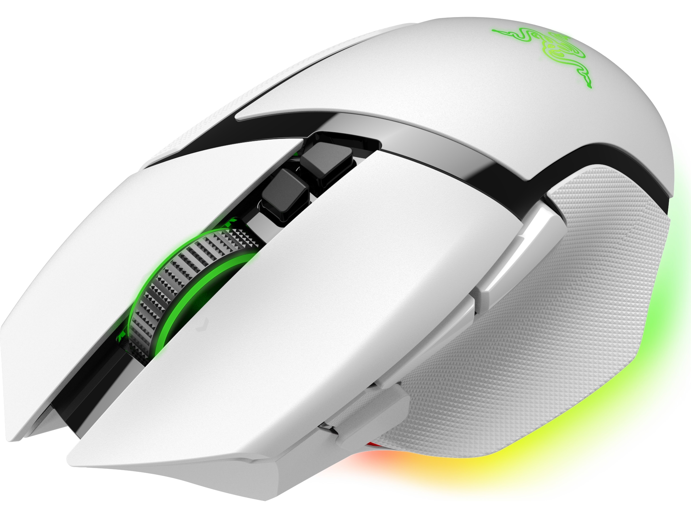 Razer Basilisk V3 PRO 35K trådløs ergonomisk gamingmus (hvid) Gamingmus