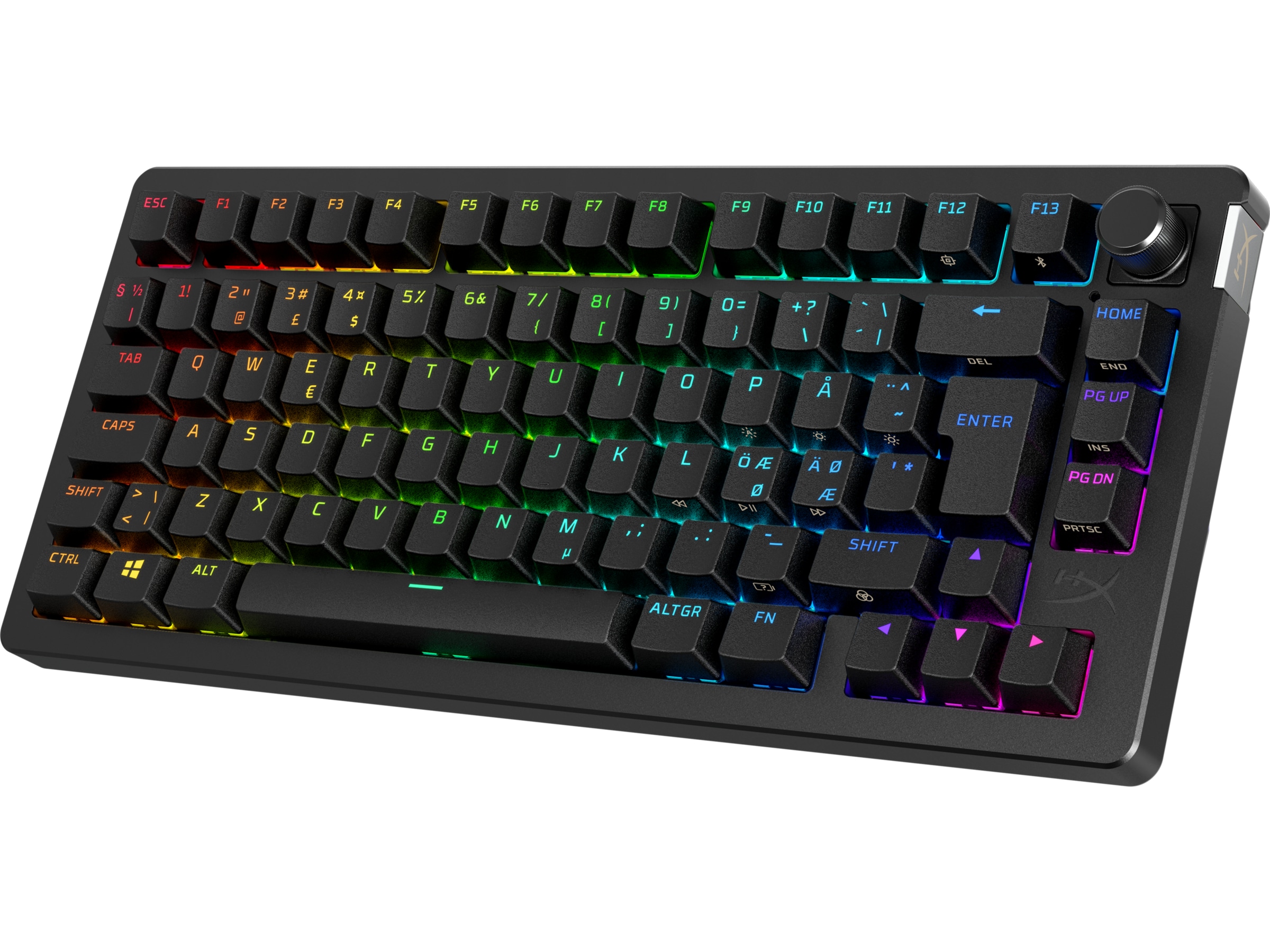 HyperX Alloy Rise 75 trådløst gamingtastatur (sort) Gamingkeyboard