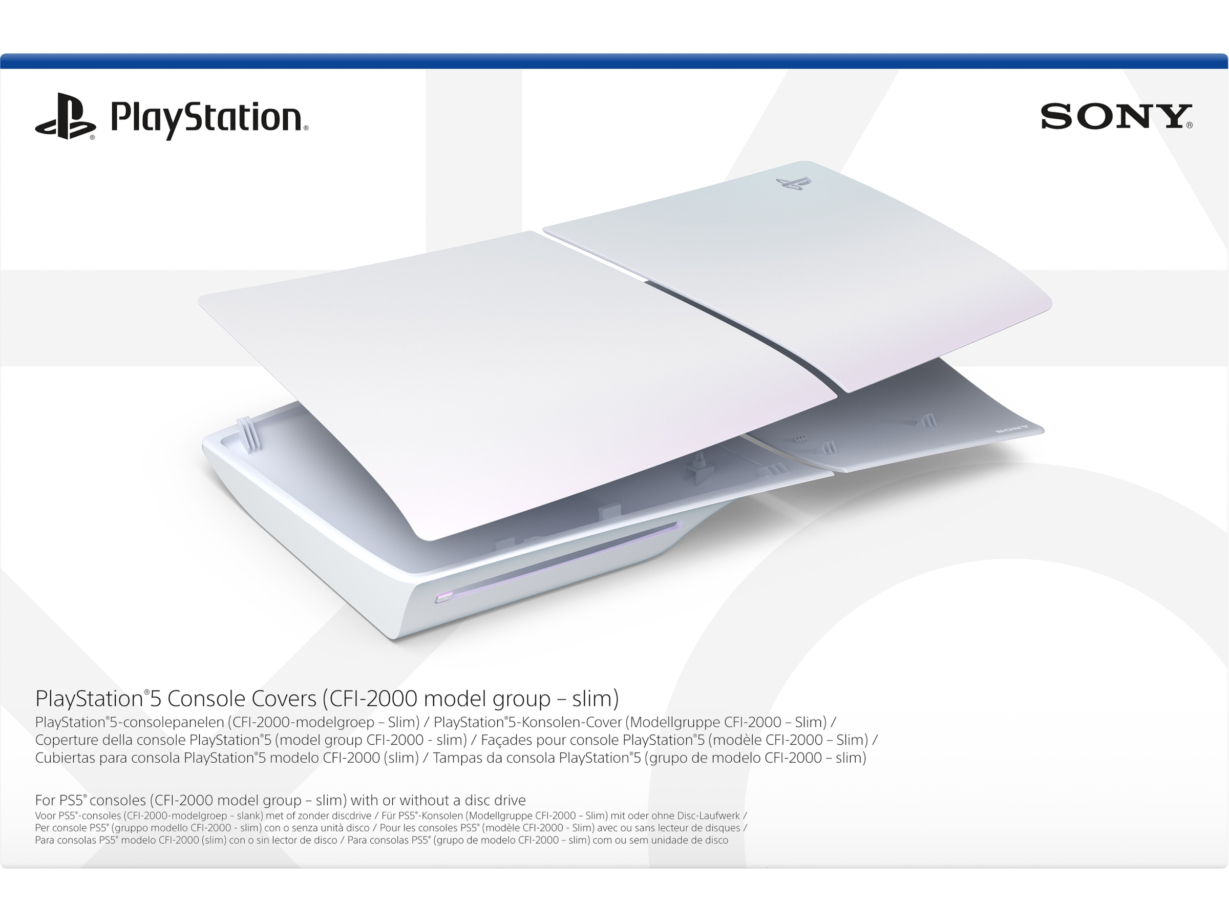 PlayStation 5 Konsolcover (Chroma Pearl) Tilbehør til spilkonsoller