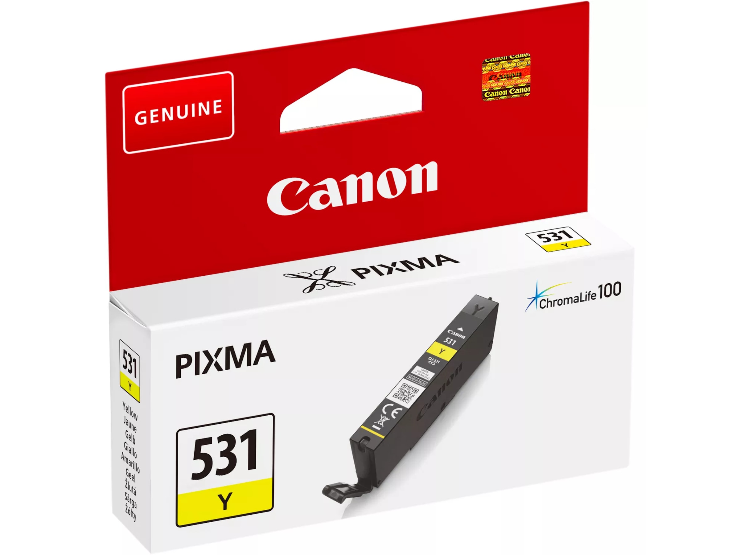 Canon Blæk CLI-531 Gul Blækpatroner