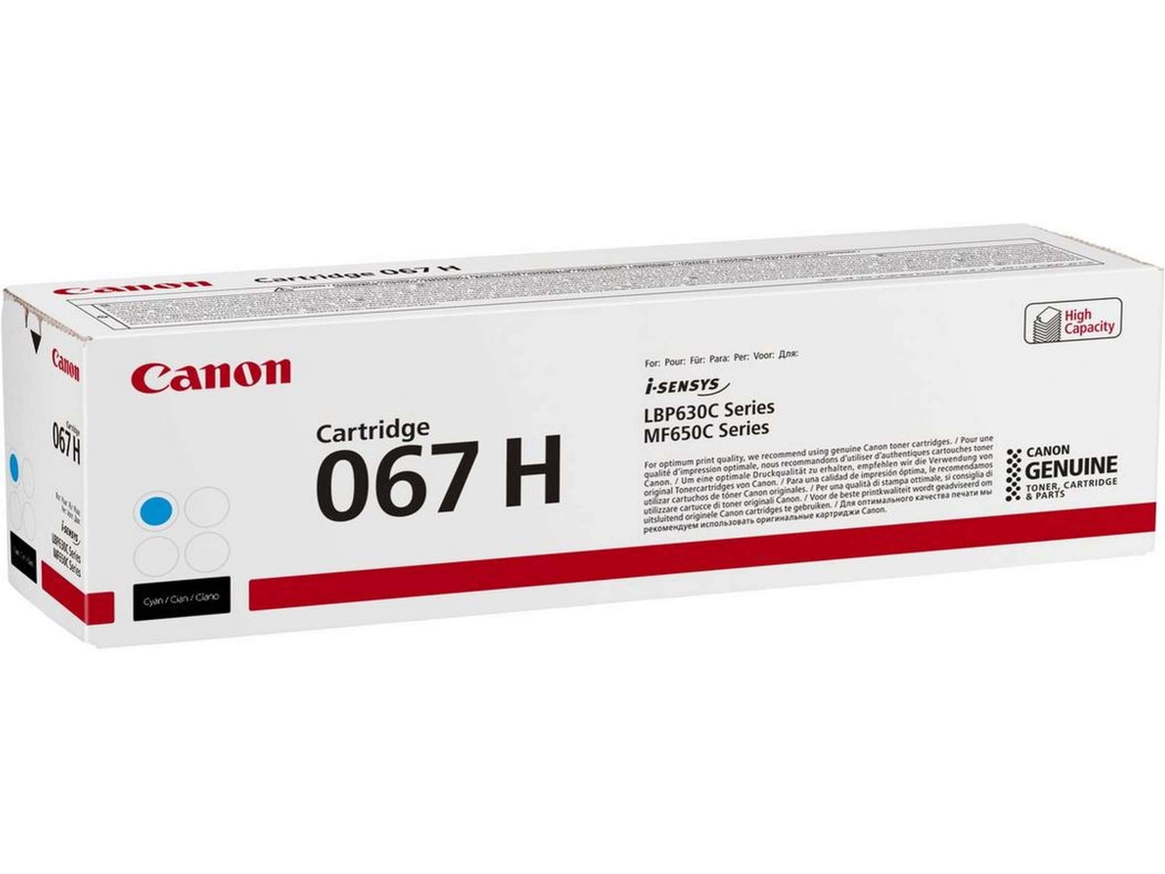 Canon Toner 067 H Cyan Laser Toner