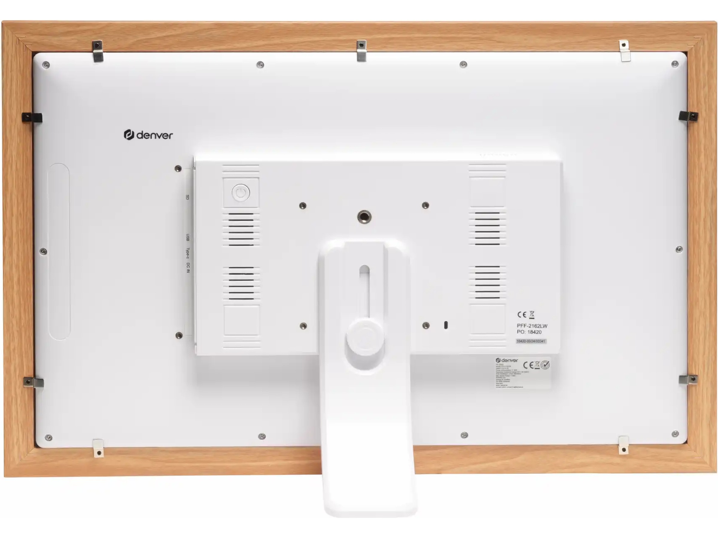 Denver PFF-2162LW 21,5" digital fotoramme (lys eg) TV-rammer & tilbehør