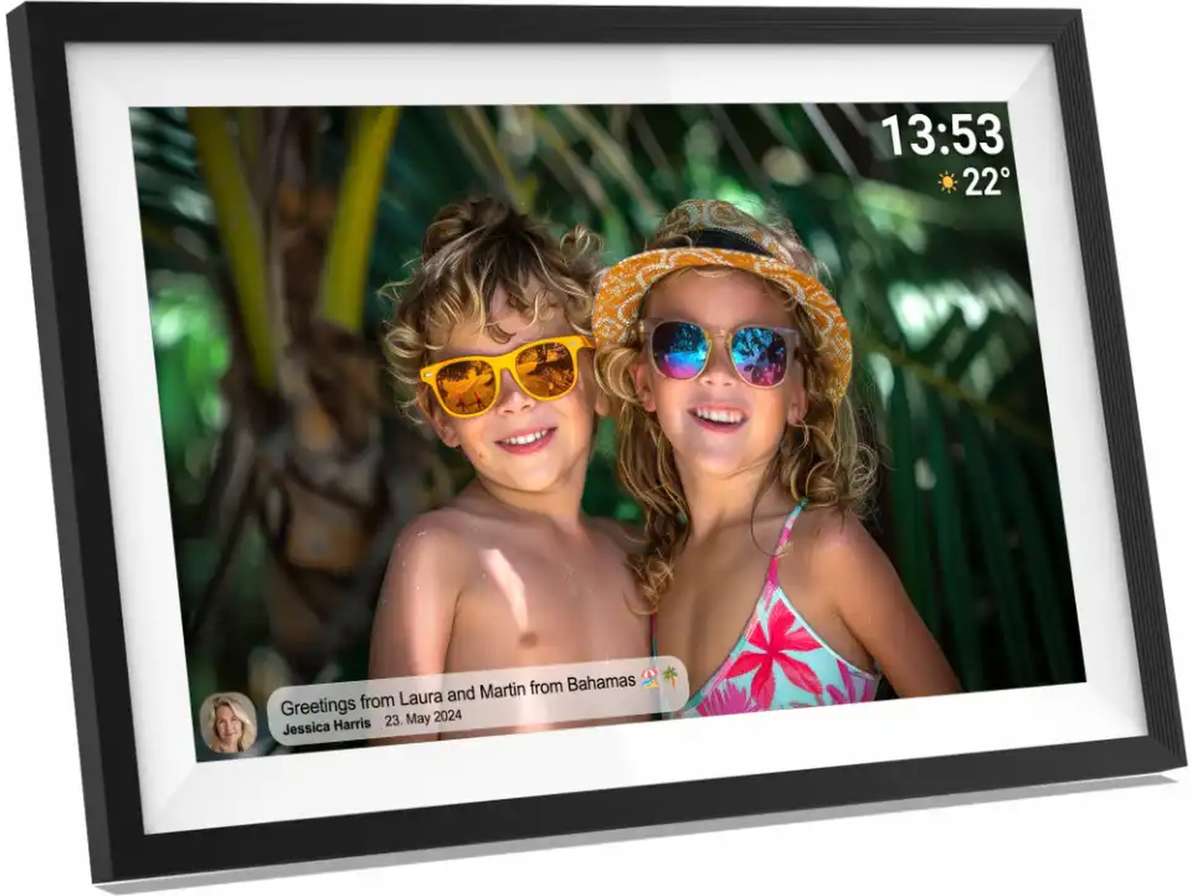 Denver PFF-1016 10,5" digital fotoramme (sort/hvid) TV-rammer & tilbehør