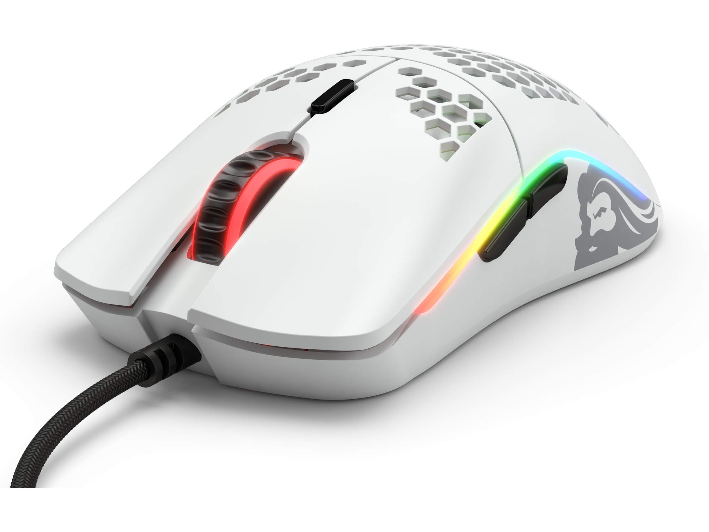 Glorious Model O Gamingmus (mat hvid) Gamingmus