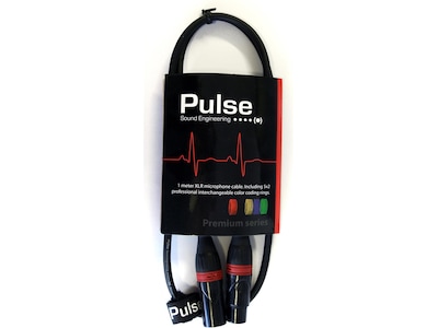 Pulse Mikrofonkabel 1m XLR/XLR