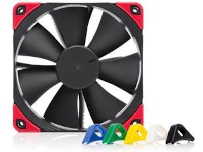 Noctua NF-F12 PWM chromax.black.swap - Kabinet køler - 120mm - Sort - 22 dBA