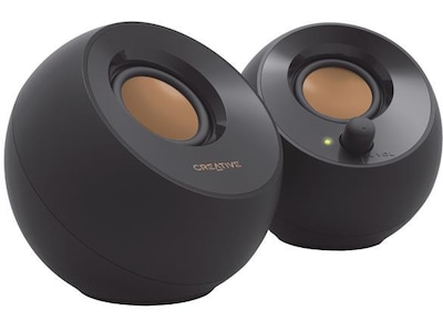 Creative Pebble - Højttalere - til PC - 4.4 Watt (Total) - sort