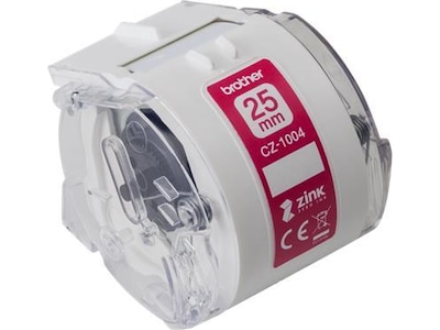 Brother CZ-1004 - continuous labels - 1 roll(s) - Roll (2.54 cm x 5 m)
