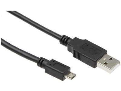 USB-A til USB Micro-B kabel 2m (sort)