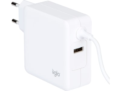 iiglo universal oplader til PC, telefon og tablet, USB-C 65W