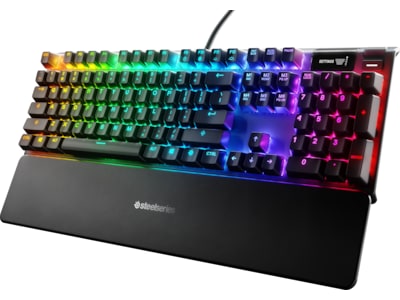 SteelSeries Apex 7 - Red - ND - Tastatur - Nordisk - Sort
