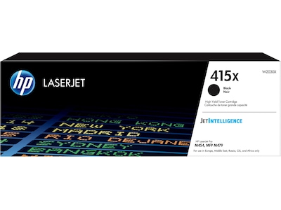HP Toner 415X Sort