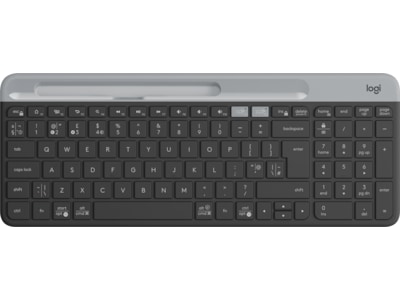 Logitech® | Slim Multi-Device K580 - Tastatur - Bluetooth, 2.4 GHz - Pan Nordic - grafit