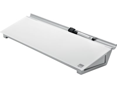 Nobo Skrivebords whiteboardblok glas brillant hvid