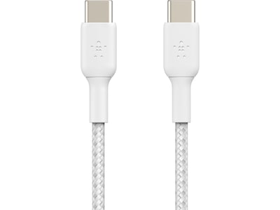 Belkin Usb-c To Usb-c Cable Braided 1m. Usb-c Usb-c Hvid