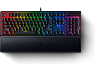 Razer BlackWidow V3 - Yellow - ND - Tastatur - Nordisk - Sort