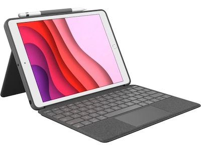 Logitech Combo Touch Ipad 10.2 tommer 7th Gen, Ipad 10.2 tommer 8th Gen, Ipad 10.2 tommer 9th Gen Nordisk Grafit