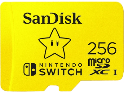 SANDISK MicroSDXC Nintendo Switch 256GB UHS-I,100/90