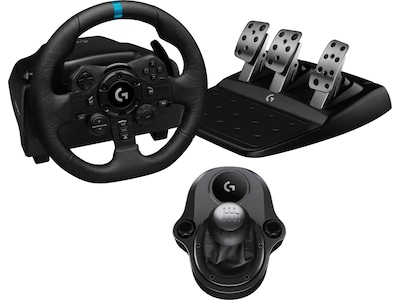 Logitech G923 og Driving Force Shifter Bundle