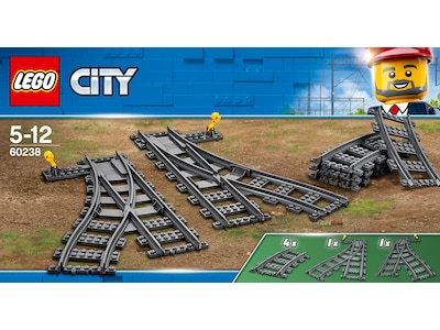 Lego City - Skiftespor Pakke Med 6 Dele