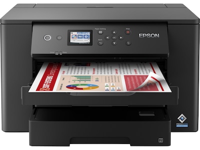 Epson WorkForce WF-7310DTW - Printer - farve - Duplex - blækprinter - A3 - 4800 x 2400 dpi - op til 25 spm (mono) / op til 12 spm (farve) - kapacitet: 500 ark - USB 2.0, LAN, Wi-Fi(n)