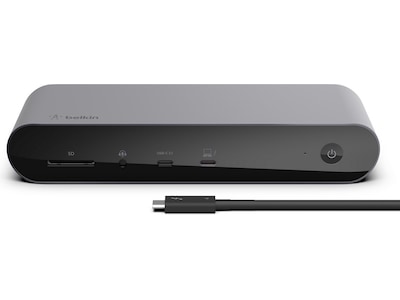 Belkin Thunderbolt 4 Dock Pro Ledningsført Sort Thunderbolt 4