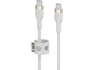 Belkin BOOST CHARGE USB-C to USB-C 2.0 Braided Silicon, 1m, White