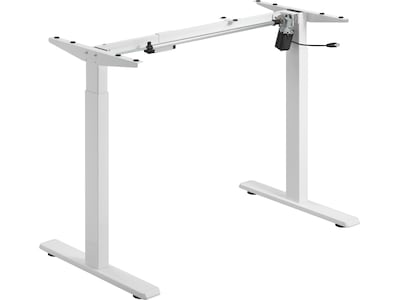 Elektrisk stel til skrivebord (hvid)