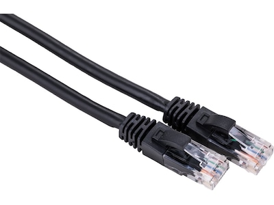 Nætverkskabel Cat6 sort 0,3m