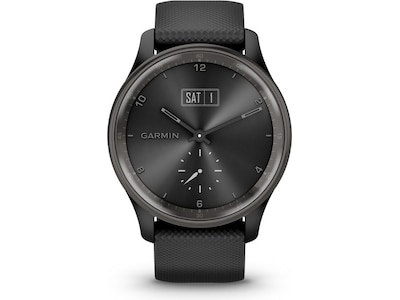 Garmin vívomove Trend - 40 mm - sort - smart ur med bånd - silikone - håndledsstørrelse: 125-190 mm - monokrom - Bluetooth, ANT+ - 28.3 g