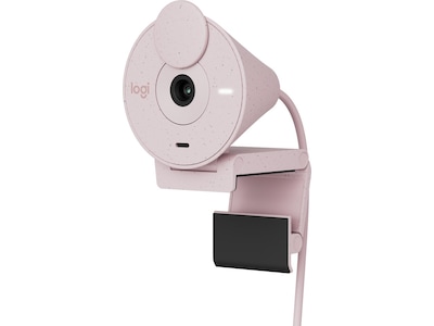 Logitech Brio 300 webcam - Pink, Full HD 1080p, USB‑C