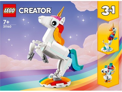 LEGO ® Creator - Magisk Enhjørning 31140 - 3-i-1 - 145 Dele